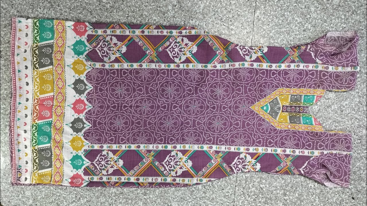 34 inch kurti stitching asan tarike se