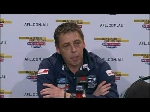 Geelong Cats - 2010 AFL Qualifying Final - Mark Thompson presser