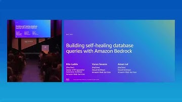 AWS Summit Sydney 2025: Building database queries with Amazon Bedrock