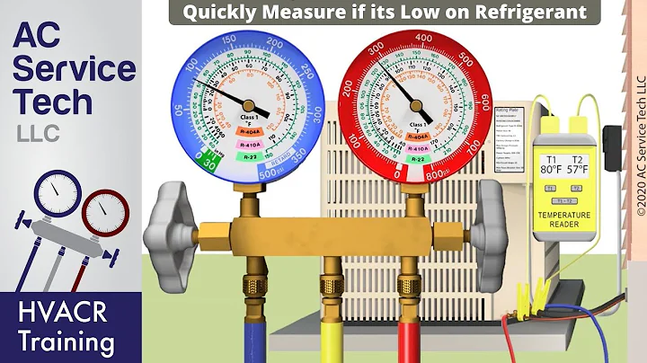 Fast Check for a Very Low Refrigerant Charge on an A/C Unit!