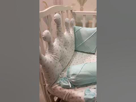 Бортики в кроватку #бортики #бортикивкроватку - YouTube