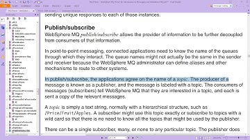 MQ: Point To Point, Publish Subscribe, and Topics