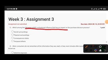 Introduction to Marketing Essential week -3 Assignment answer 2024 August