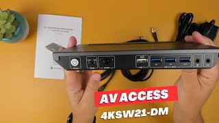 AV Access 4KSW21-DM - Unleash Seamless Control: Discover the KVM Magic!