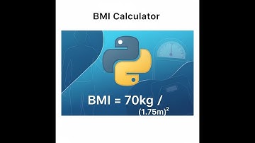 Python Project: BMI Calculator | Easy Python Project for Beginners