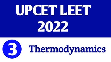 #3 UPCET LEET | Thermodynamics @Polytechnic Pathshala