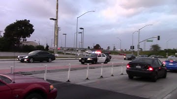 LASD LA county sheriff responding (code 3)