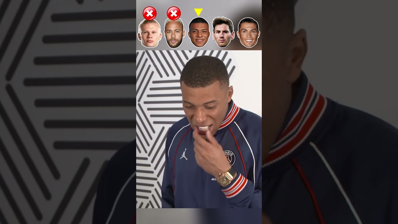Haaland VS Neymar Mbappe Messi Ronaldol Healthy Food Challenge