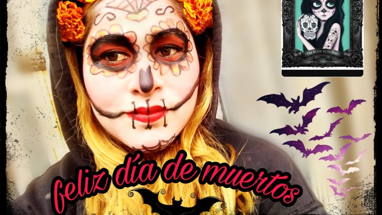 Maquillaje de Catrina naranja 💀😺 camera iphone 8 plus apk