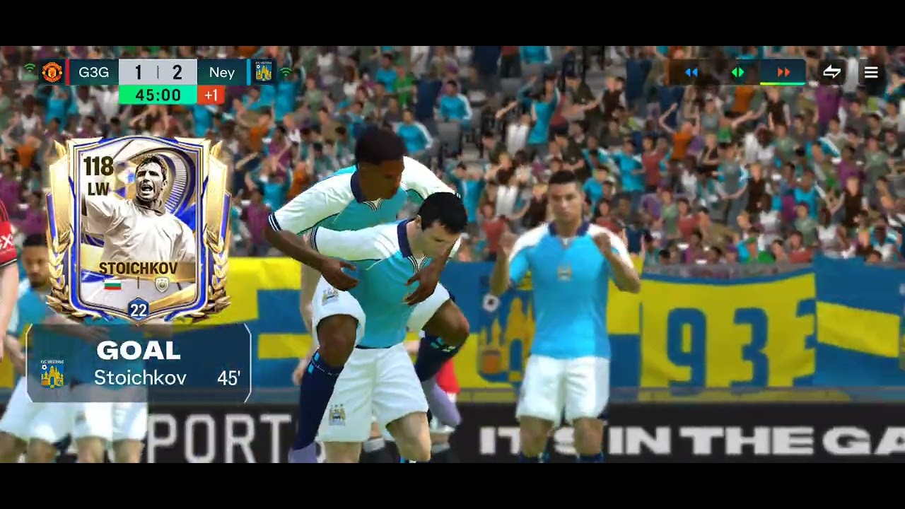 Manchester United lost the friendly EA Sports FC Mobile Game Gameplay Walkthrough 