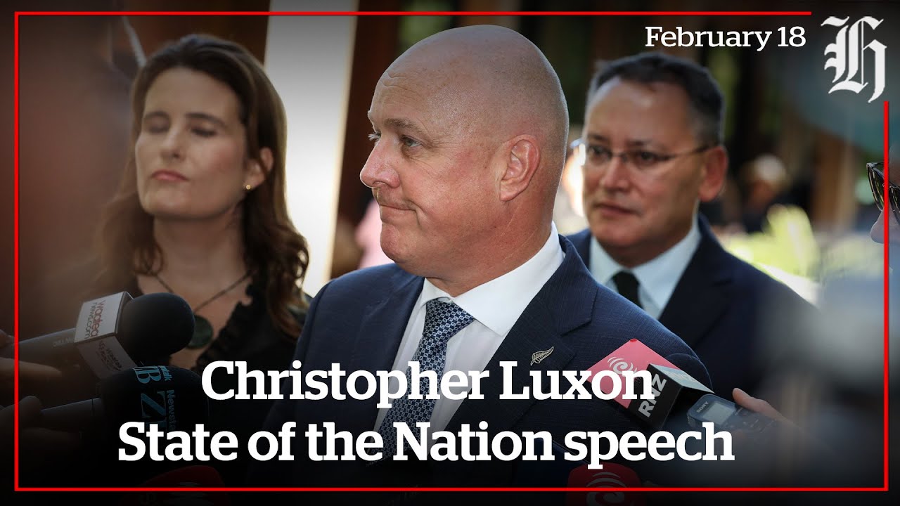 Christopher Luxon speaks to media - YouTube