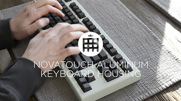 Custom CNC Novatouch Aluminum Keyboard Case Prototype
