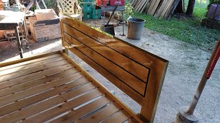 DIY - Queen Size Bed frame ( Gmelina Wood )