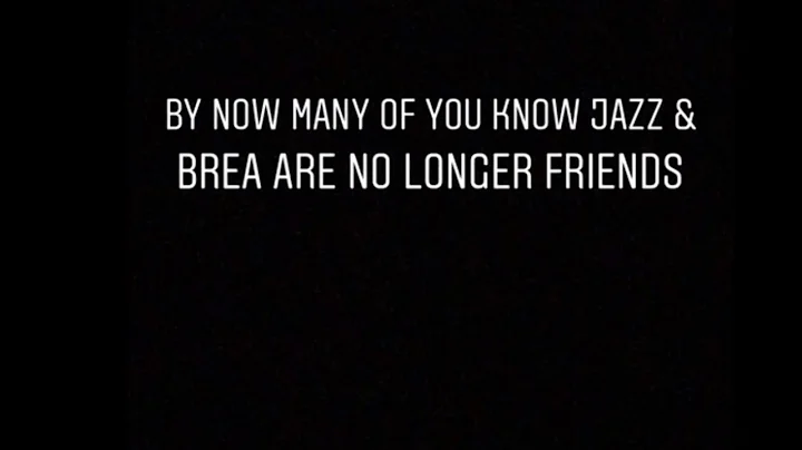 Brea ( only1bwoods ) discusses why her & lookin_ameerah arent friends anymore. Jazz responds