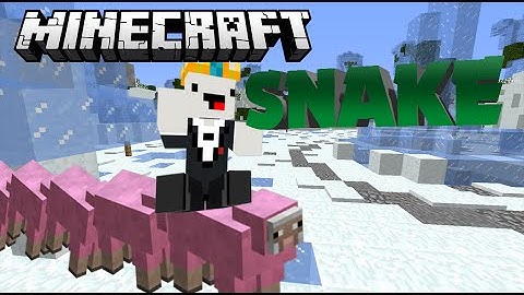Minecraft Pink Snake of Justice! (Snake Mini-Game)