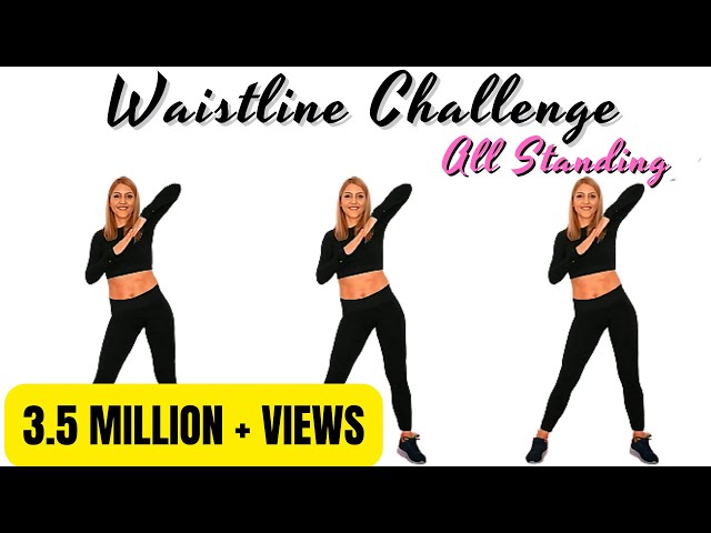 🔥30 MIN WAISTLINE CHALLENGE🔥NO JUMPING🔥SHAKE &TONE WORKOUT for ABS, OBLIQUES & ARMS🔥UPPER BODY TONE🔥 class=