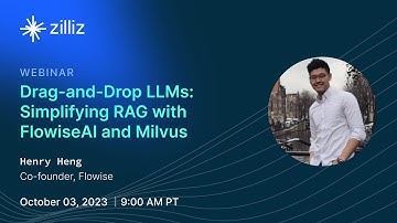Drag-and-Drop LLMs: Simplifying RAG with FlowiseAI and Milvus