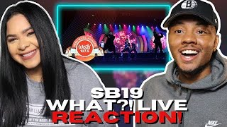 SB19 performs "What?" LIVE on Wish 107.5 | COUPLE REACTION!