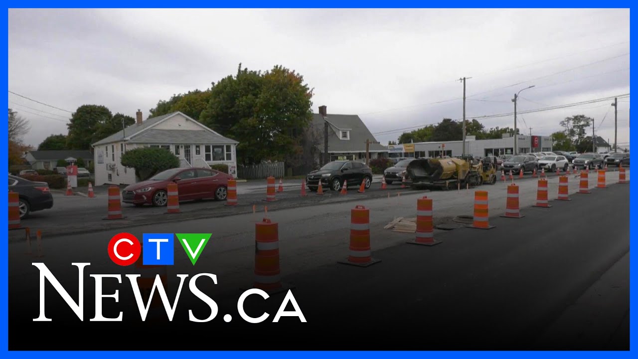 Пробки на дорогах создают проблемы в Сиднее, Новая Шотландия.