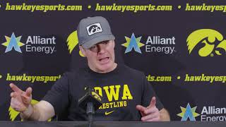 Iowa coach Tom Brands presser, March 18, 2024, prior to NCAA DI Nationals