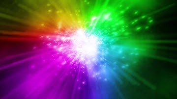 Abstract colorful magical star particles VJ loop animated background video , Copyright FREE video