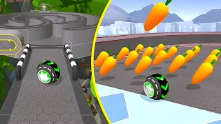 Rolling Ball Sky Escape - Gameplay SpeedRun All Levels 830 - 840