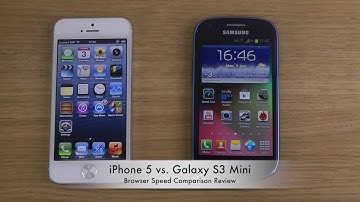 iPhone 5 vs. Galaxy S3 Mini - Browser Speed Comparison Review