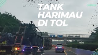 Tank Harimau Pindad di Jalan Tol | Bandung - Jakarta Toll Road