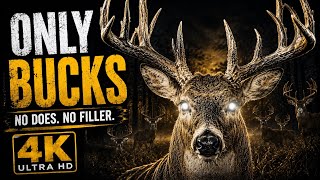 Whitetail Bucks in 4K | Trail Camera Compilation