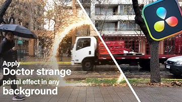 Apply Doctor Strange Portal Effect in your videos| in urdu | DaVinci Resolve 18