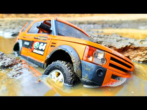 Autumn Blaze Orange RC Land Rover Discovery Thrills Await!
