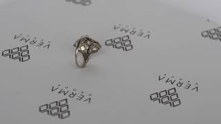 Circa 1930S Art Deco Old Mine Diamond And Sapphire Platinum Engagement Ring,