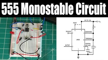Tutorial: How to build the 555 Timer One Shot Monostable Circuit with Reset