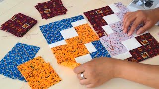 Easy Scrap-Busting Quilt Block You Can Make Today! Easy patchwork idea. 