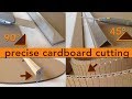 DIY precise cardboard cutting