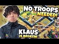 KLAUS doesn’t need TROOPS! HEROES clear WHOLE BASE?! BROKEN! Clash of Clans eSports