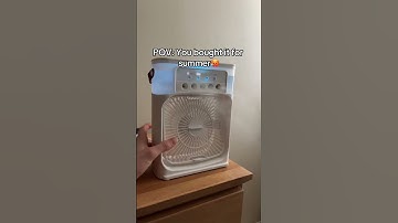 CAN’T without it in summer😩❄️#tiktokmademebuyit #fyp #fan #satisfying #gadget #summer #foryou #room