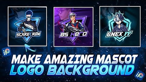 make mascot logo in ibis paint x Android #gfx #logodesign