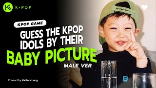 KPOP GAME l GUESS THE KPOP IDOLS BY THEIR BABY PICTURE (MALE VER.) screenshot 4