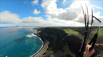 Paragliding at Los Giles, Gran Canaria (360 VR Video)