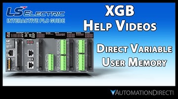 Direct Variable User Programming Memory - LS Electric XGB PLC from AutomationDirect
