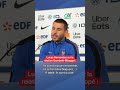 Lucas Hernandez sur la relation entre Ousmane Dembélé et Kylian Mbappé.