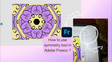 How to use the Symmetry Tool in Adobe Fresco | ArtSense Shorts