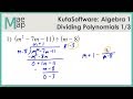 Dividing Polynomials Using Long Division
