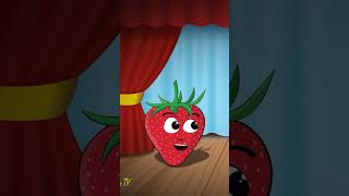 Клубника.Песня про Клубнику.Поёт Клубничка.Обучающий мультфильм про фрукты ягоды.Учим Ягоды#shorts