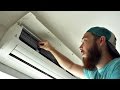HOW TO CLEAN AIR CONDITIONER FILTERS!