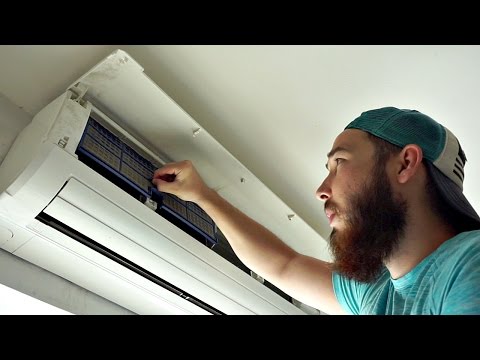 HOW TO CLEAN AIR CONDITIONER FILTERS!