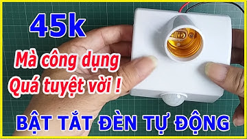 Đui Đèn Cảm Ứng Chuyển Động Bật Tắt Đèn Tự Động | M&E Automation