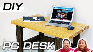 【DIY】2×4コンセント付き【お洒落なPCデスク】の作り方Making PC DESK