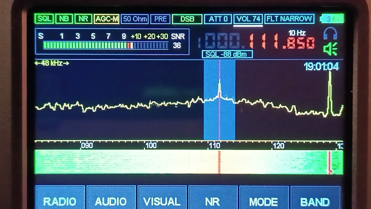 111, 850 kHz  USB   Unidentified transmission on LW band.